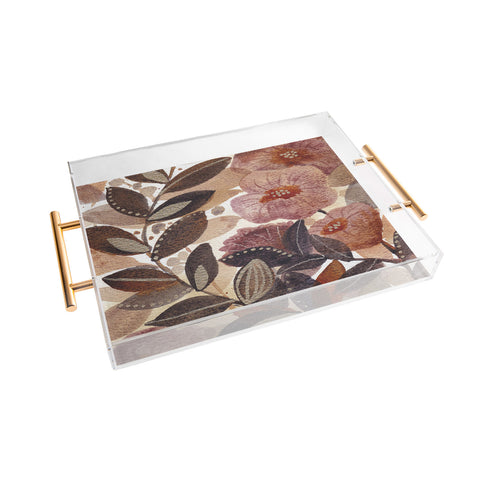 Viviana Gonzalez Nature Love Botanical 3 Acrylic Tray