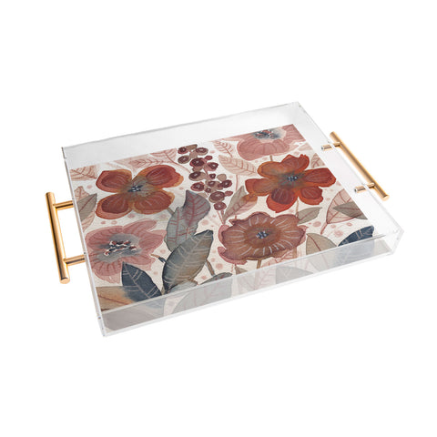 Viviana Gonzalez Nature Love Botanical 4 Acrylic Tray