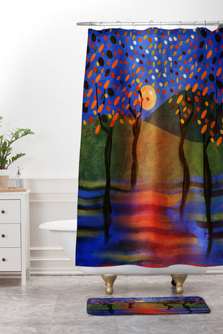 Viviana Gonzalez Once Upon A Time II Shower Curtain And Mat