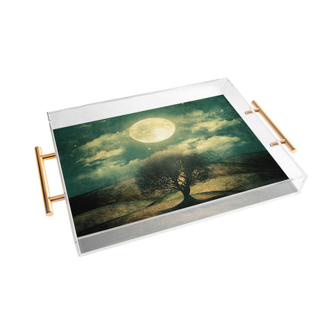 Viviana Gonzalez Once Upon A Time The Lone Tree Acrylic Tray