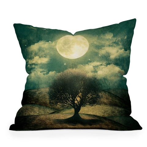 Viviana Gonzalez Once Upon A Time The Lone Tree Throw Pillow