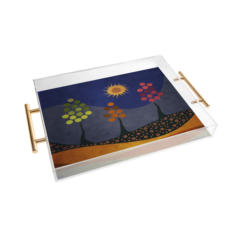 Viviana Gonzalez Paisaje Y Color Acrylic Tray