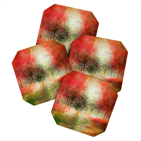 Viviana Gonzalez Paisaje Y Color III Coaster Set