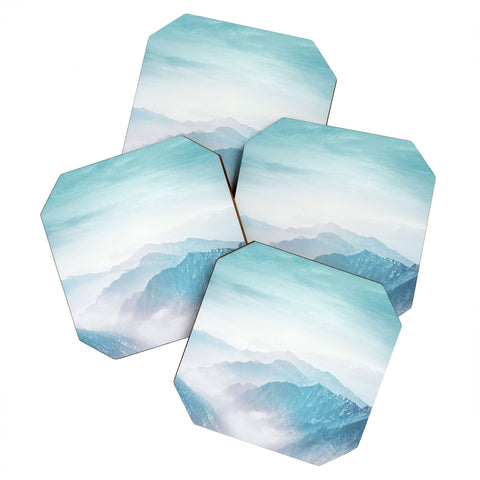Viviana Gonzalez Pastel landscape 04 Coaster Set