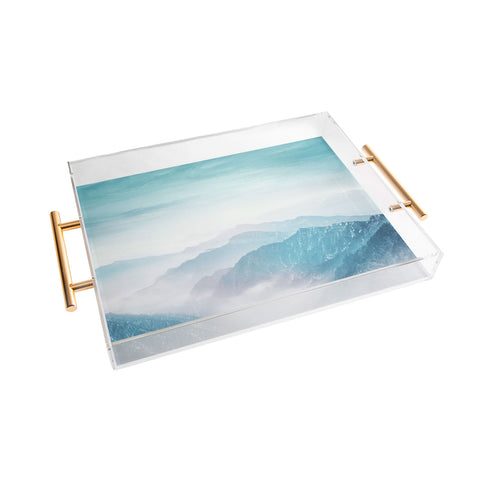 Viviana Gonzalez Pastel landscape 04 Acrylic Tray