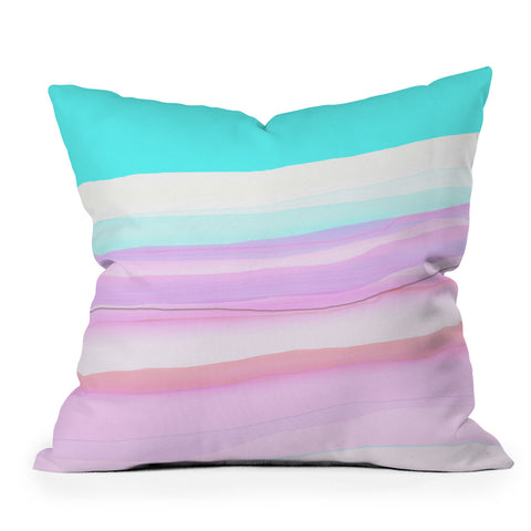 Viviana Gonzalez Pastels improvisation 02 Outdoor Throw Pillow