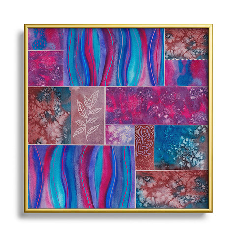 Viviana Gonzalez Patchouli Vibes 02 Square Metal Framed Art Print