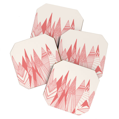 Viviana Gonzalez Patterns in the mountains Coaster Set