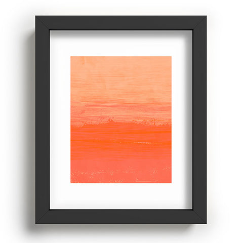 Viviana Gonzalez Peach Fuzz Modern Abstract Recessed Framing Rectangle