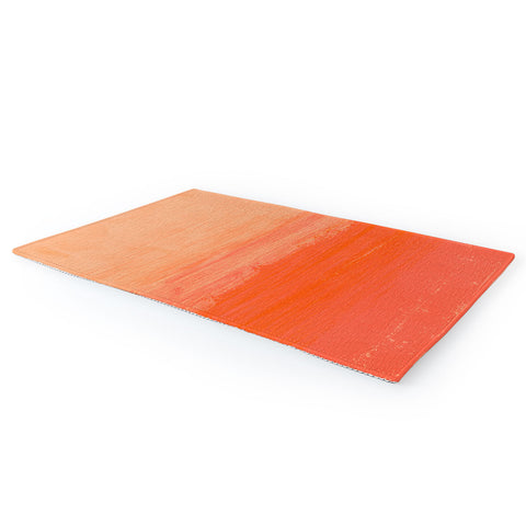 Viviana Gonzalez Peach Fuzz Modern Abstract Area Rug