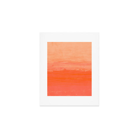 Viviana Gonzalez Peach Fuzz Modern Abstract Art Print