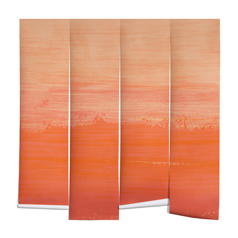 Viviana Gonzalez Peach Fuzz Modern Abstract Wall Mural