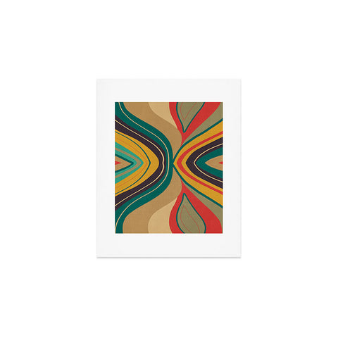 Viviana Gonzalez Psychedelic colorful love Art Print