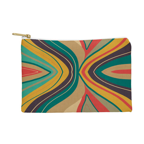 Viviana Gonzalez Psychedelic colorful love Pouch