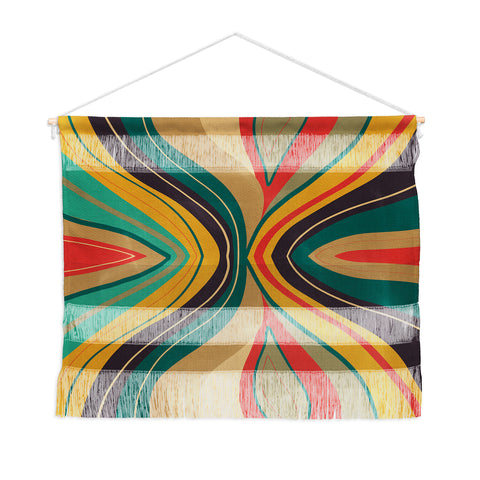 Viviana Gonzalez Psychedelic colorful love Wall Hanging Landscape