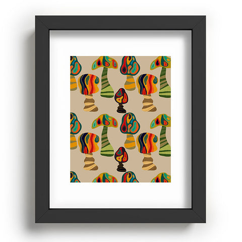 Viviana Gonzalez Psychedelic trees Recessed Framing Rectangle