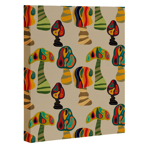 Viviana Gonzalez Psychedelic trees Art Canvas