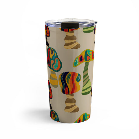 Viviana Gonzalez Psychedelic trees Travel Mug