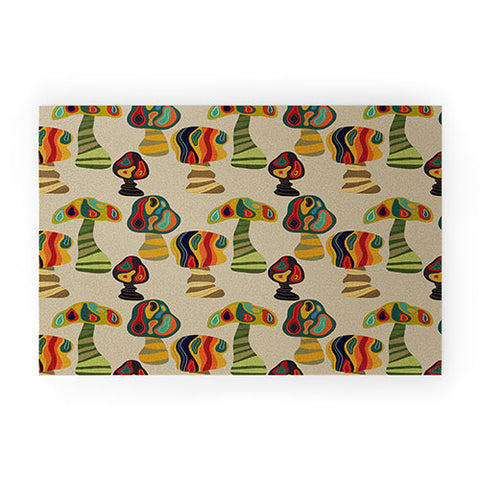 Viviana Gonzalez Psychedelic trees Welcome Mat