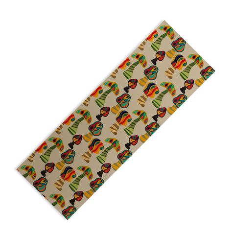 Viviana Gonzalez Psychedelic trees Yoga Mat