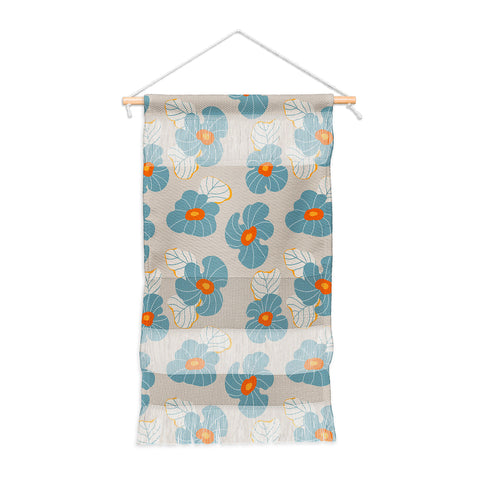 Viviana Gonzalez Psychedelic Wild Flowers Wall Hanging Portrait