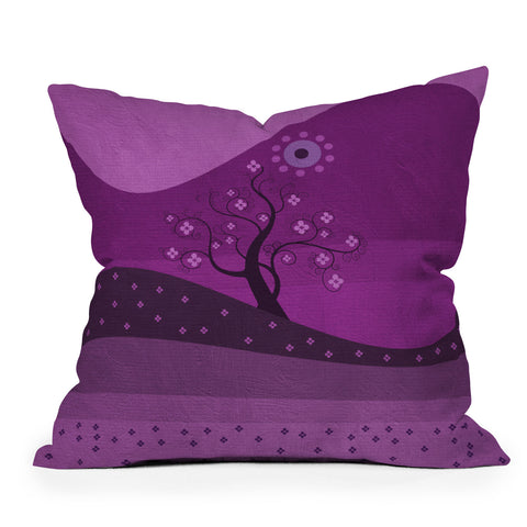 Viviana Gonzalez Radiant Orchid Landscape Outdoor Throw Pillow