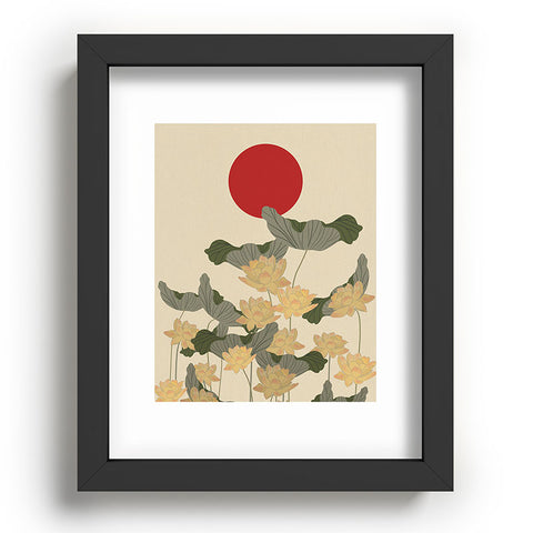 Viviana Gonzalez Red Sunset japan Recessed Framing Rectangle