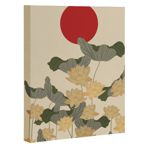 Viviana Gonzalez Red Sunset japan Art Canvas