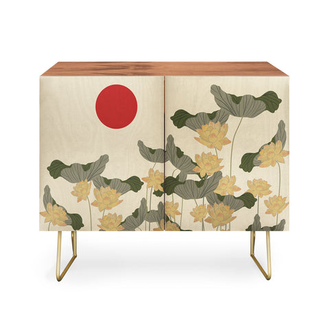 Viviana Gonzalez Red Sunset japan Credenza