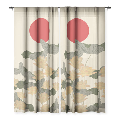 Viviana Gonzalez Red Sunset japan Sheer Non Repeat