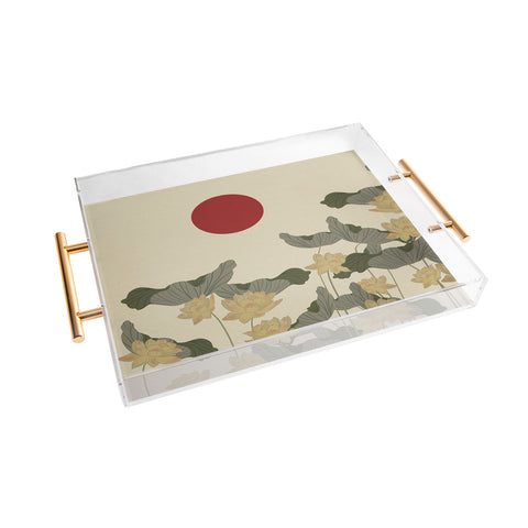 Viviana Gonzalez Red Sunset japan Acrylic Tray