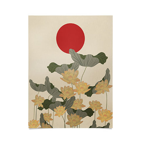 Viviana Gonzalez Red Sunset japan Poster