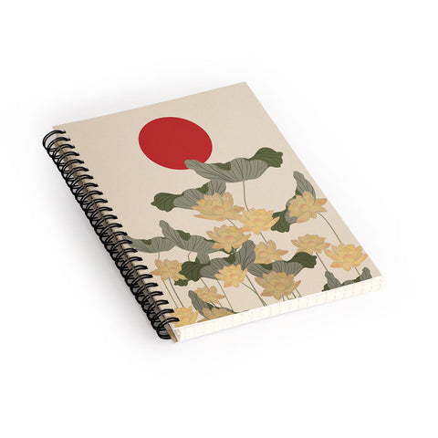 Viviana Gonzalez Red Sunset japan Spiral Notebook
