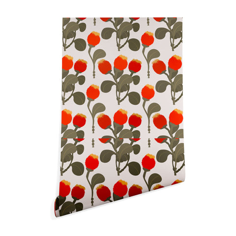 Viviana Gonzalez Red WildFlowers Wallpaper