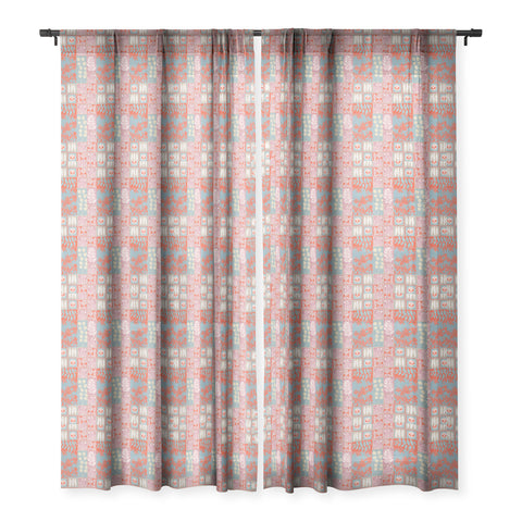 Viviana Gonzalez Retro Boho Experience Sheer Window Curtain