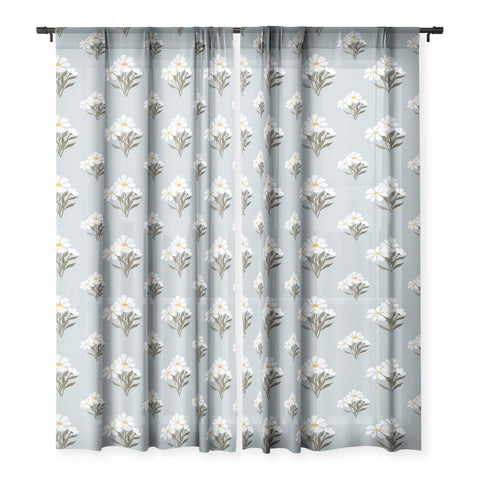 Viviana Gonzalez Retro Daisies Sheer Non Repeat