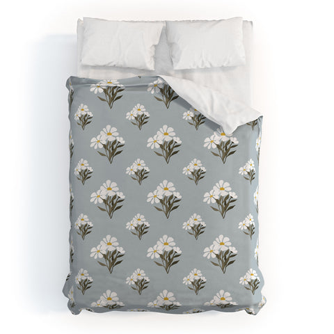 Viviana Gonzalez Retro Daisies Duvet Cover