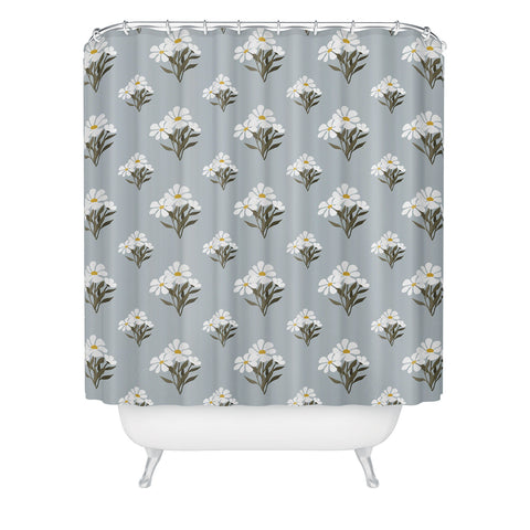 Viviana Gonzalez Retro Daisies Shower Curtain