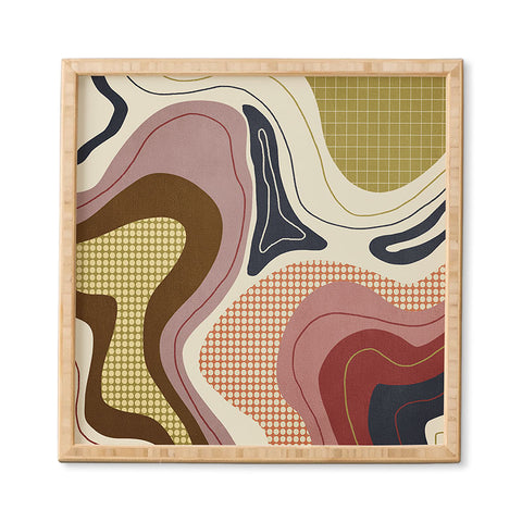 Viviana Gonzalez Retro Fusion 02 Framed Wall Art