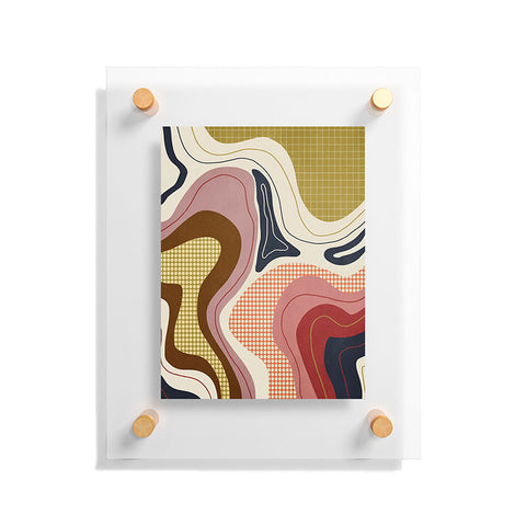 Viviana Gonzalez Retro Fusion 02 Floating Acrylic Print