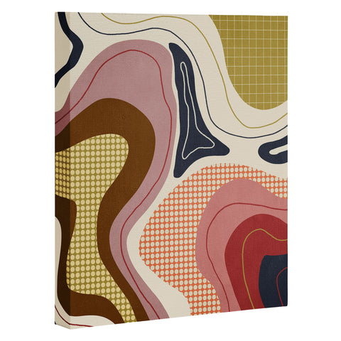 Viviana Gonzalez Retro Fusion 02 Art Canvas