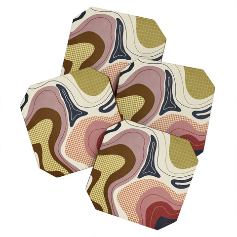 Viviana Gonzalez Retro Fusion 02 Coaster Set