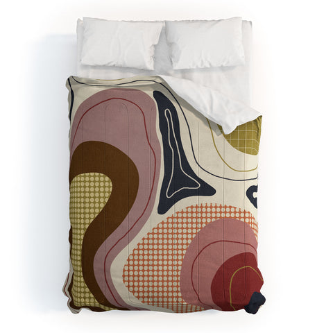Viviana Gonzalez Retro Fusion 02 Comforter