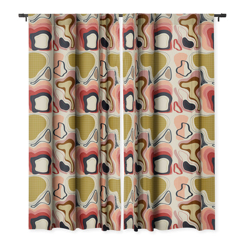 Viviana Gonzalez Retro Fusion 02 Blackout Window Curtain