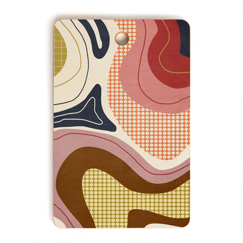 Viviana Gonzalez Retro Fusion 02 Cutting Board Rectangle