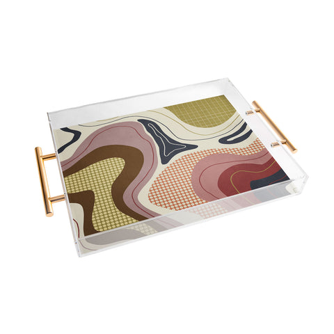 Viviana Gonzalez Retro Fusion 02 Acrylic Tray