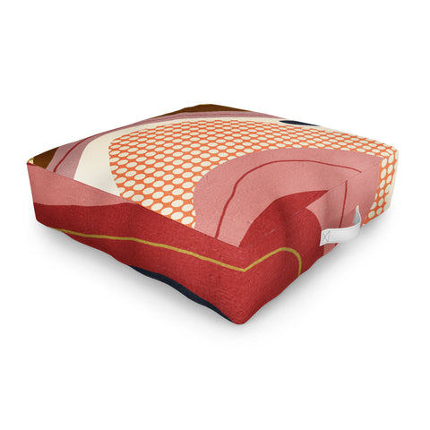 Viviana Gonzalez Retro Fusion 02 Outdoor Floor Cushion