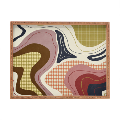 Viviana Gonzalez Retro Fusion 02 Rectangular Tray