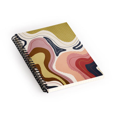 Viviana Gonzalez Retro Fusion 02 Spiral Notebook