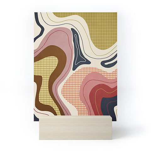 Viviana Gonzalez Retro Fusion 02 Mini Art Print